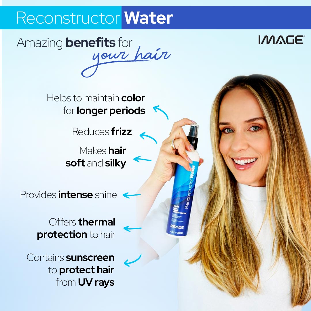 Reconstructor water. Several benefits for your hair.
