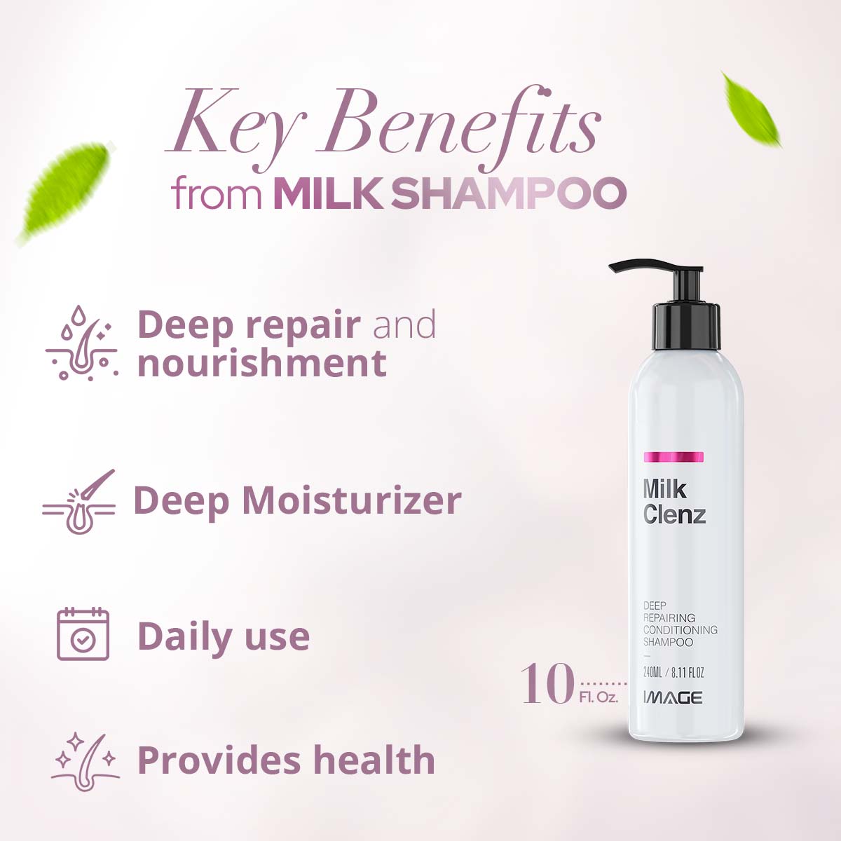 Milk Shampoo for damaged hair - Image Hair Care