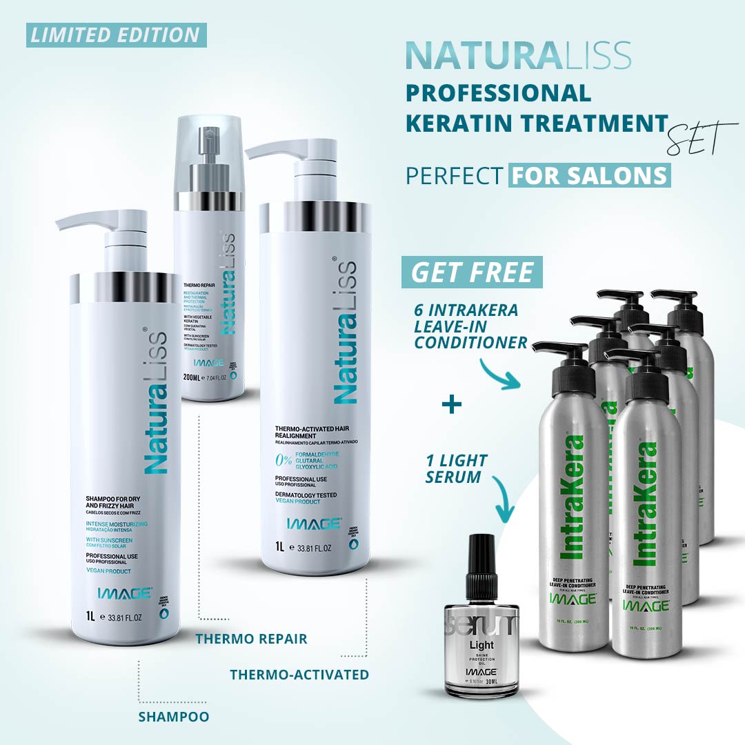 Keratin Treatment - Naturaliss Set - (Brazilian Straightening)