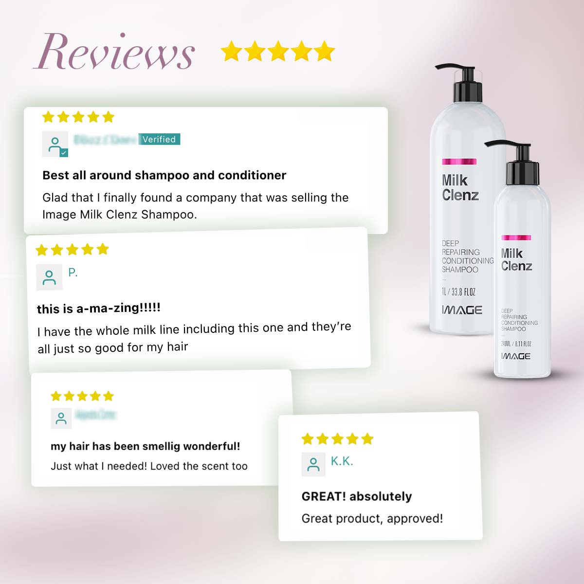 Milk Shampoo for damaged hair - Image Hair Care